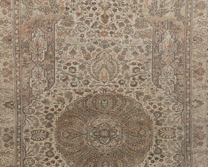 Multicolor Turkish Oushak Rug 6'2" x 9'4" Hand-Knotted | No. VR35596