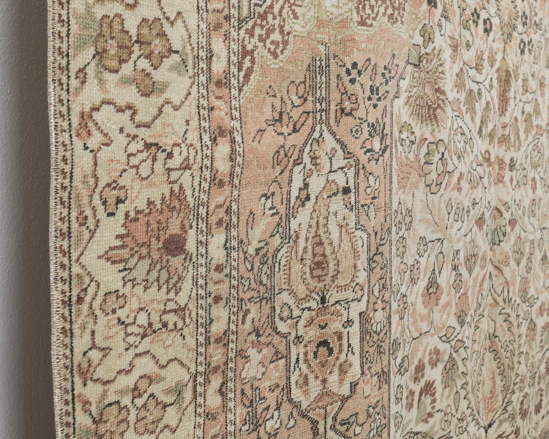 Multicolor Turkish Oushak Rug 6'2" x 9'4" Hand-Knotted | No. VR35596