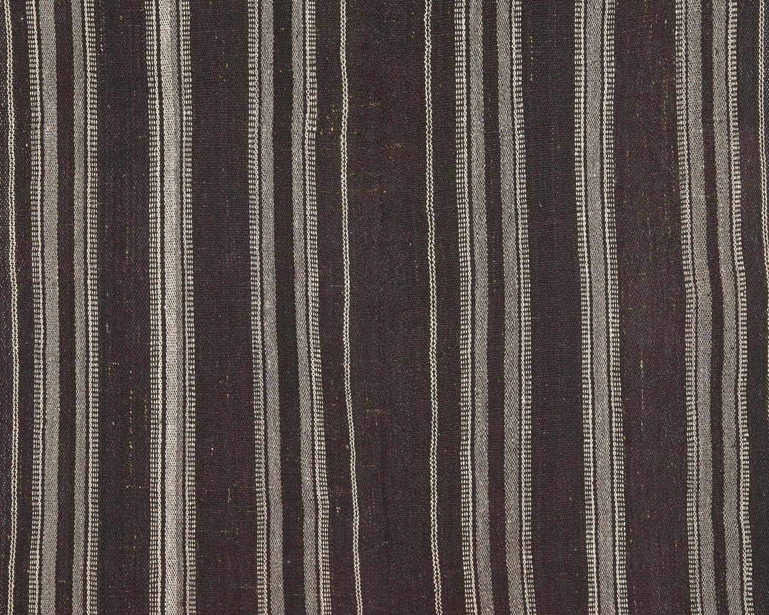 Brown Turkish Kilim Rug 4'10" x 6'6" Flat-Weave | No. VR35973