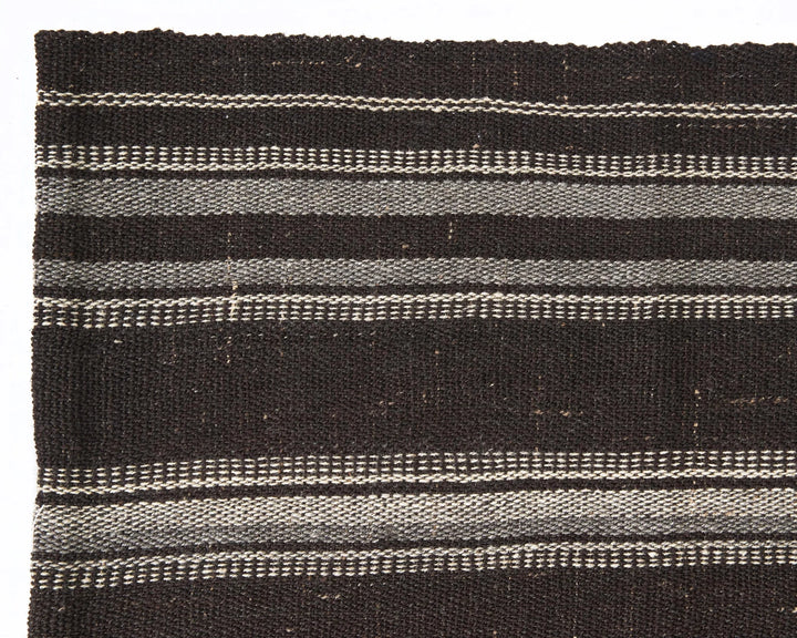 Brown Turkish Kilim Rug 4'10" x 6'6" Flat-Weave | No. VR35973