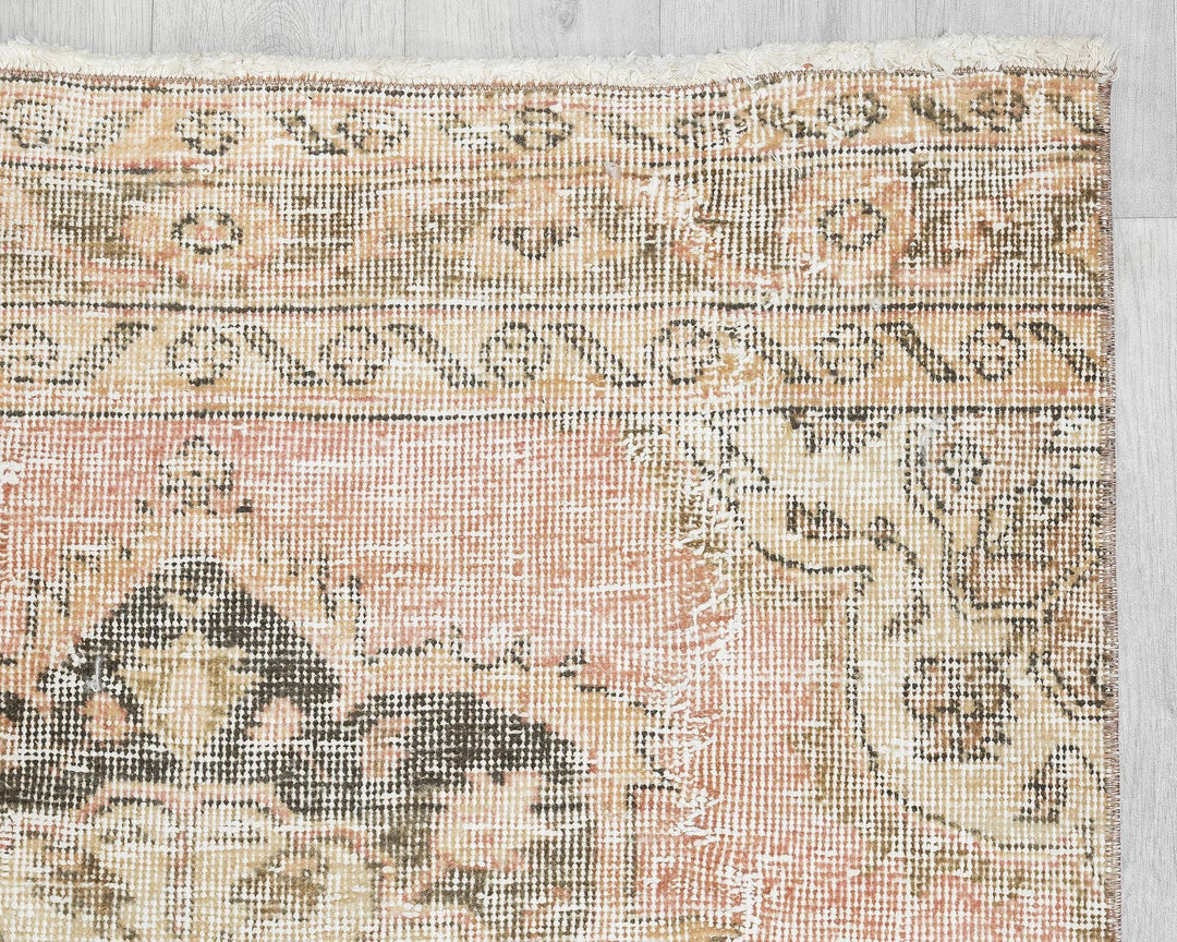 Multicolor Turkish Oushak Rug 3' 1" x 12' 5" Hand-Knotted | No. VR36412