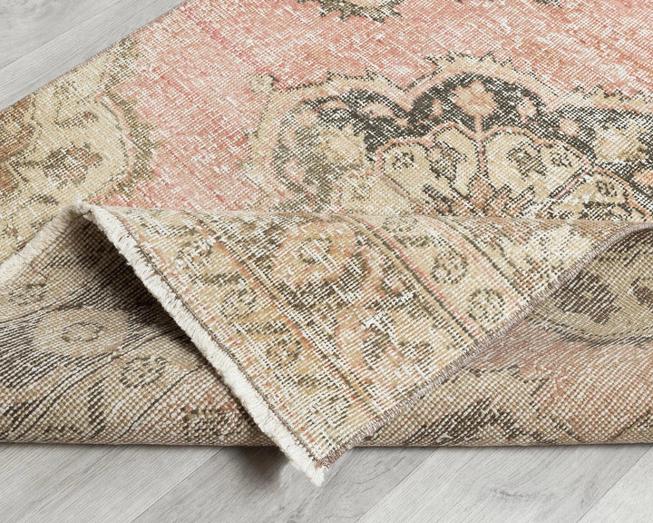 Multicolor Turkish Oushak Rug 3' 1" x 12' 5" Hand-Knotted | No. VR36412