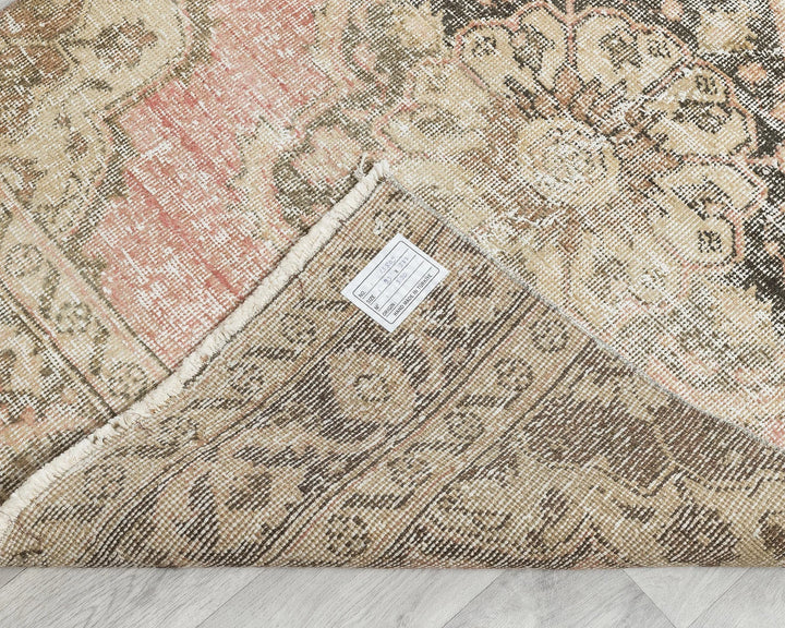 Multicolor Turkish Oushak Rug 3' 1" x 12' 5" Hand-Knotted | No. VR36412