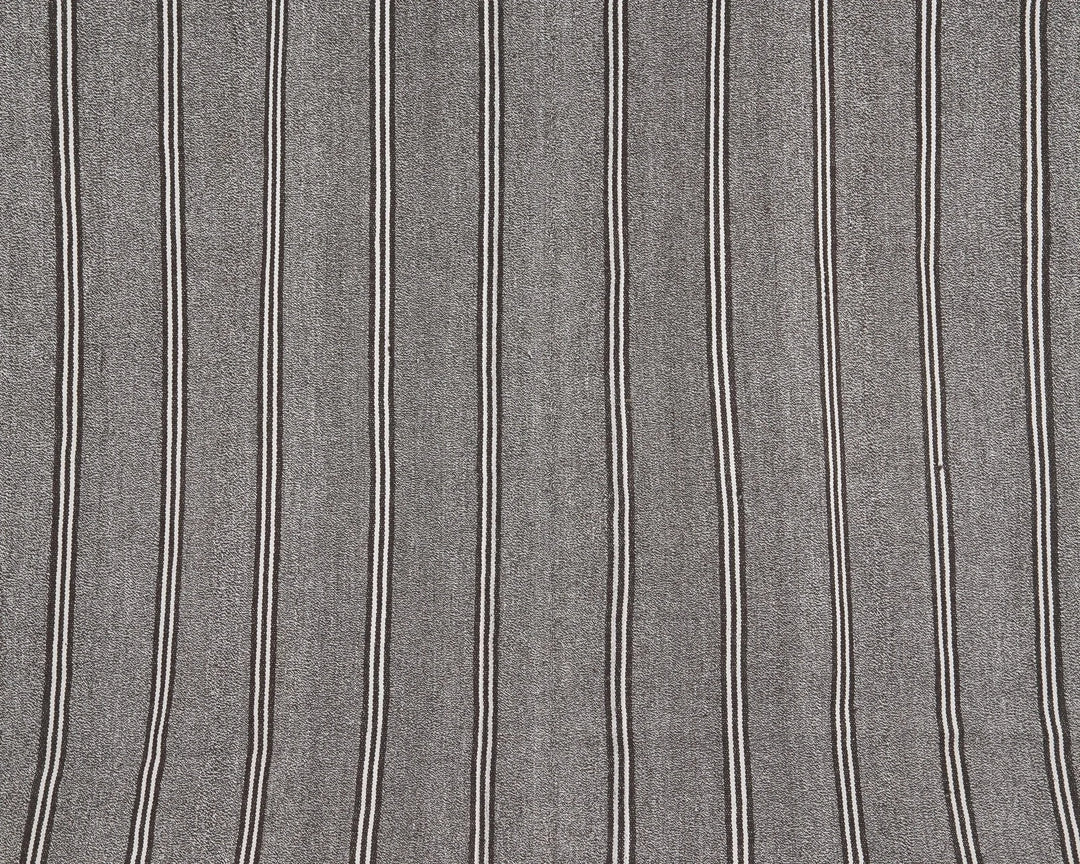 Gray Turkish Kilim Rug 6' 11" x 10' 6" Flat-Weave | No. VR36469