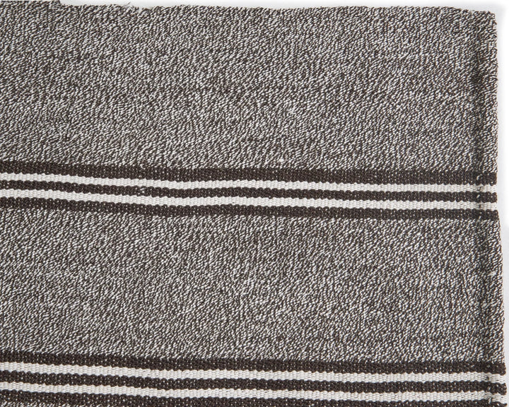 Gray Turkish Kilim Rug 6' 11" x 10' 6" Flat-Weave | No. VR36469