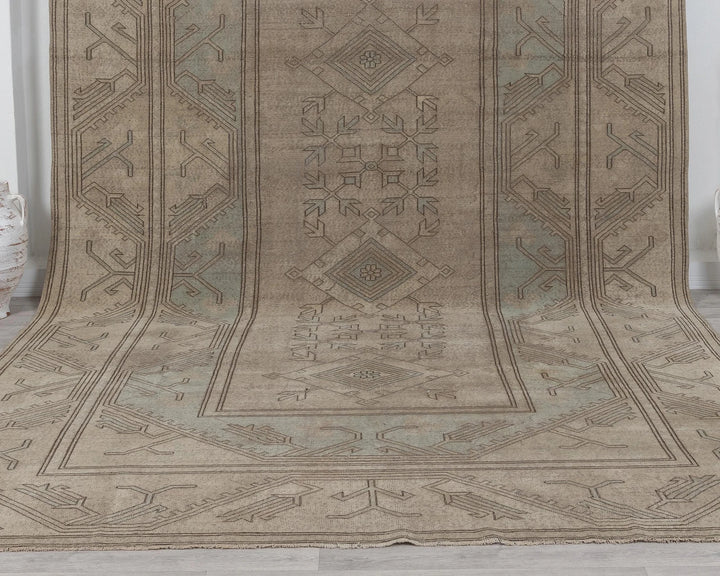 Multicolor Turkish Oushak Rug 8'5" x 12'6" Hand-Knotted | No. VR36647