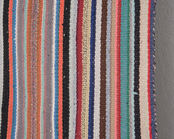 Multicolor Turkish Kilim Rug 6'10" x 10'2" Flat-Weave | No. VR36718