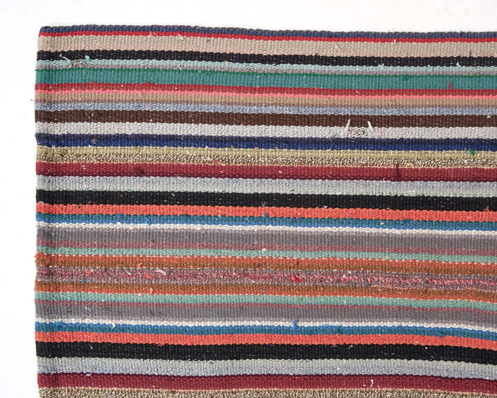 Multicolor Turkish Kilim Rug 6'10" x 10'2" Flat-Weave | No. VR36718