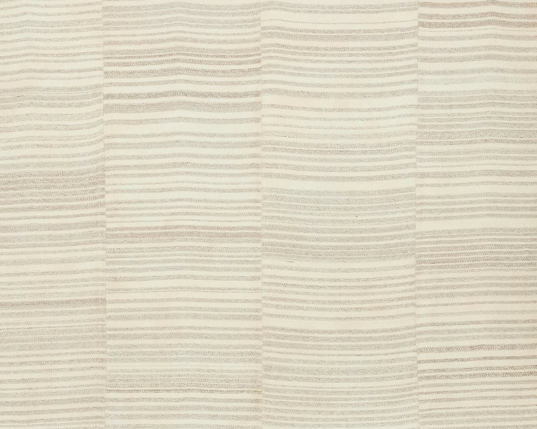 Beige Turkish Kilim Rug 9' 6" x 12' 10" Flat-Weave | No. VR36721