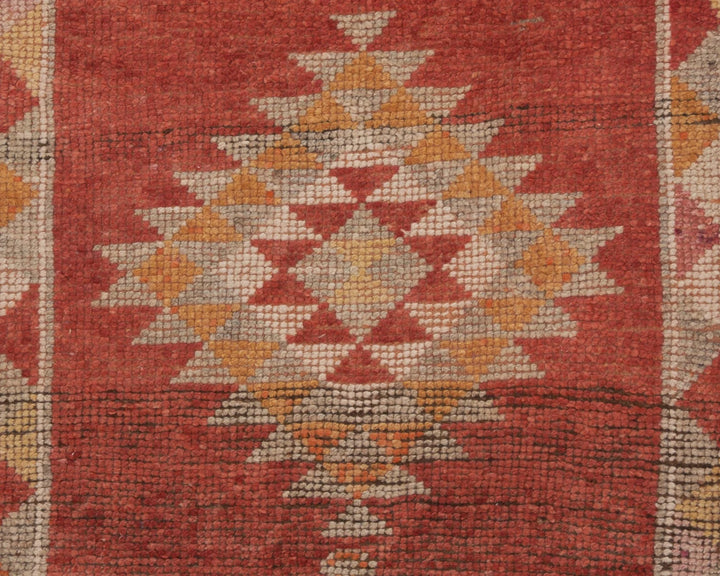 Multicolor Turkish Oushak Rug 2'6" x 12'6" Hand-Knotted | No. VR36856