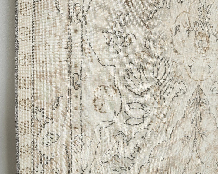 Multicolor Turkish Oushak Rug 5' 7" x 8' 10" Hand-Knotted | No. VR36862