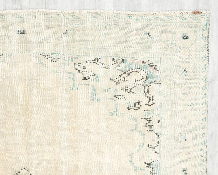 Multicolor Turkish Oushak Rug 5' 4" x 8' 4" Hand-Knotted | No. VR36894
