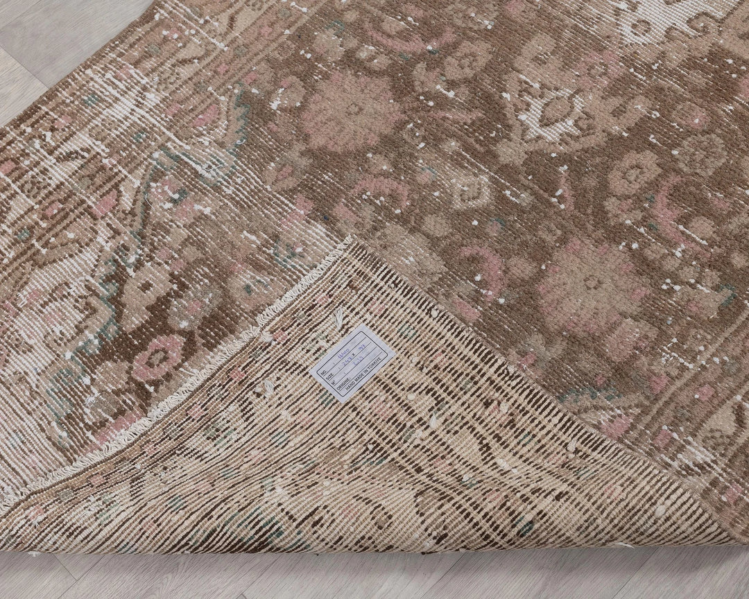 Multicolor Turkish Oushak Rug 3' 2" x 9' 9" Hand-Knotted | No. VR37035