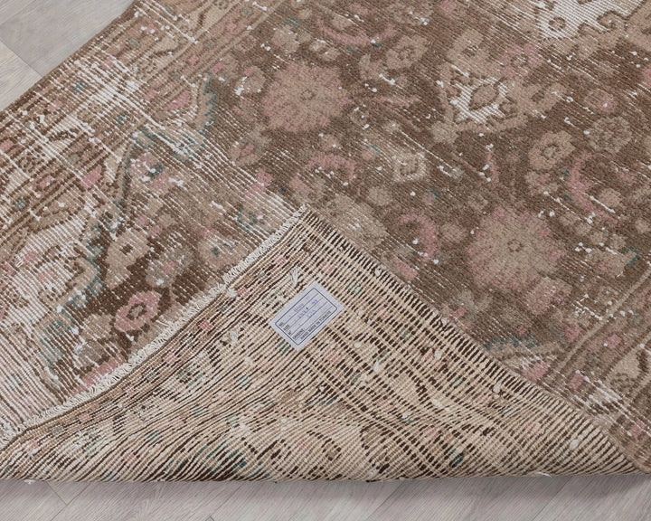 Multicolor Turkish Oushak Rug 3' 2" x 9' 9" Hand-Knotted | No. VR37035