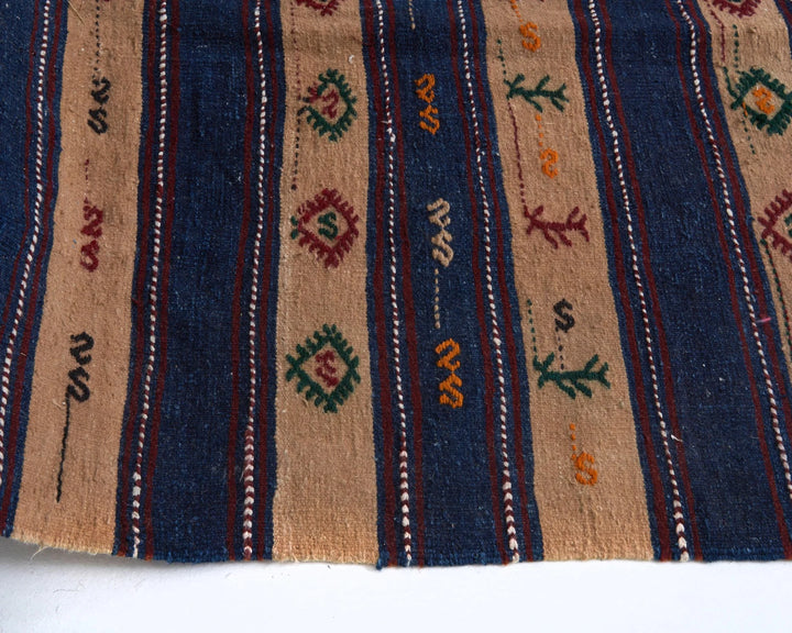 Multicolor Turkish Kilim Rug 9' 6" x 13' 1" Flat-Weave | No. VR37041