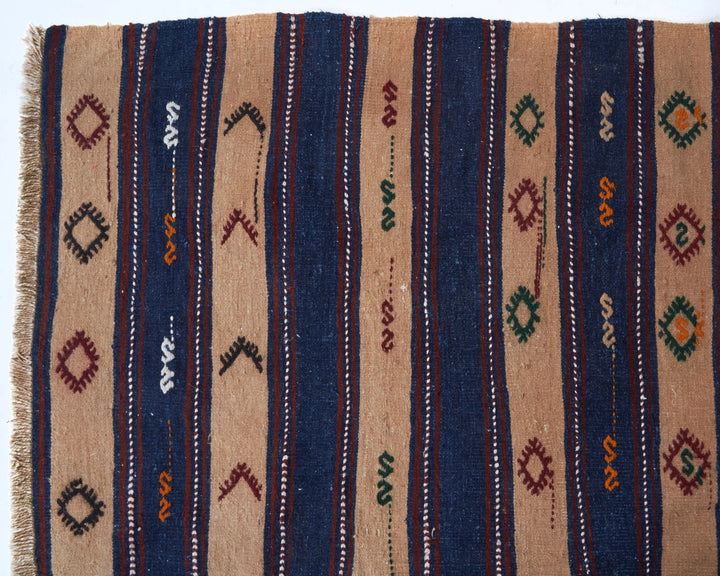Multicolor Turkish Kilim Rug 9' 6" x 13' 1" Flat-Weave | No. VR37041