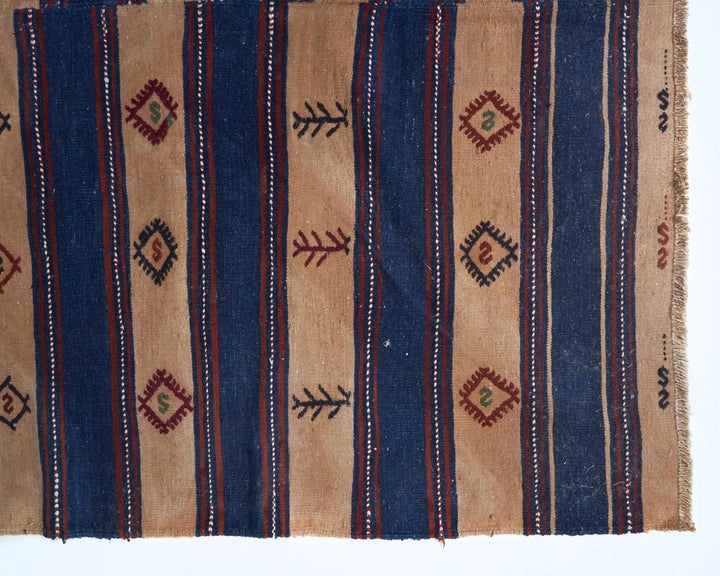 Multicolor Turkish Kilim Rug 9' 6" x 13' 1" Flat-Weave | No. VR37041