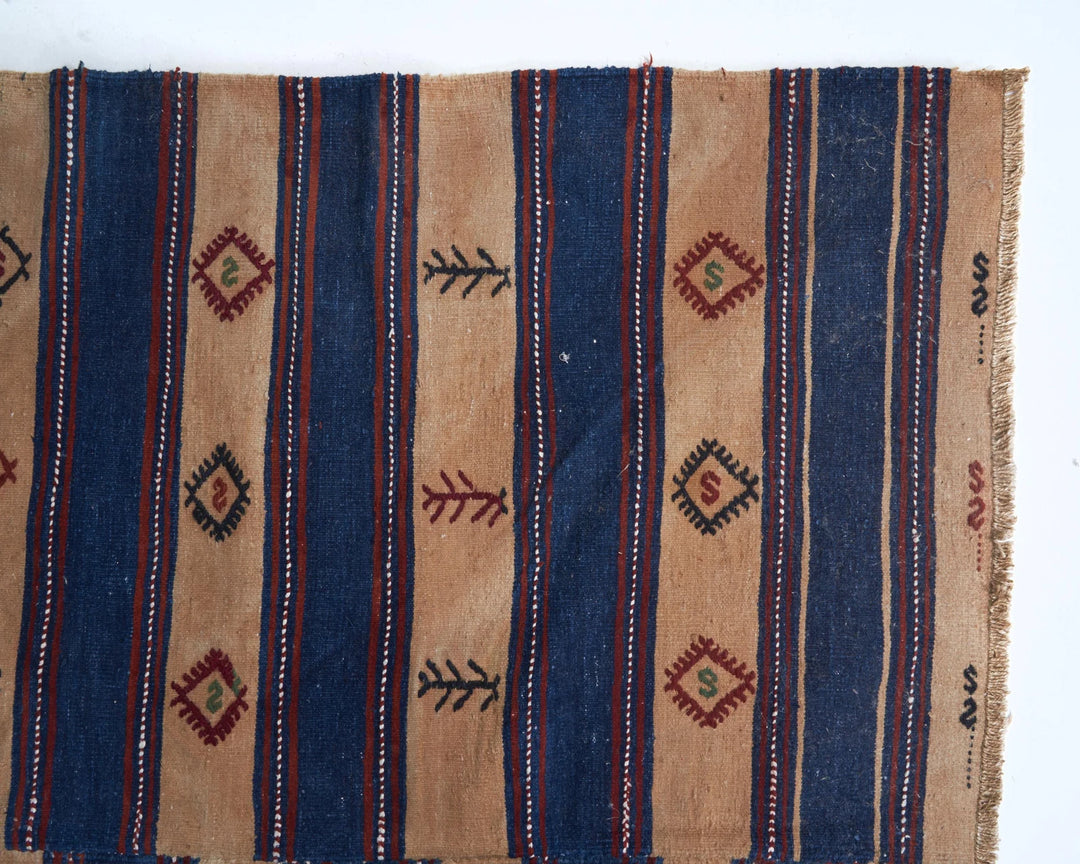 Multicolor Turkish Kilim Rug 9' 6" x 13' 1" Flat-Weave | No. VR37041