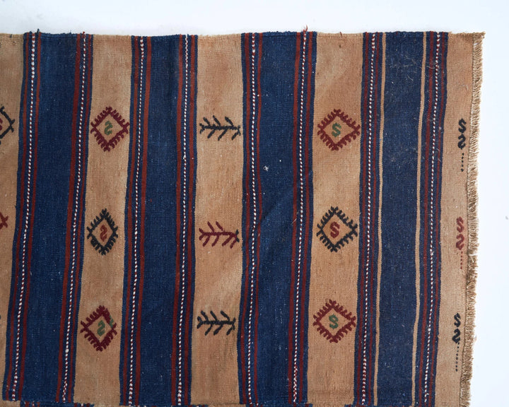 Multicolor Turkish Kilim Rug 9' 6" x 13' 1" Flat-Weave | No. VR37041