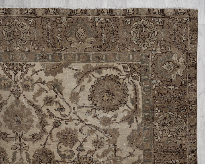 Multicolor Turkish Oushak Rug 8' 1" x 11' 2" Hand-Knotted | No. VR37235