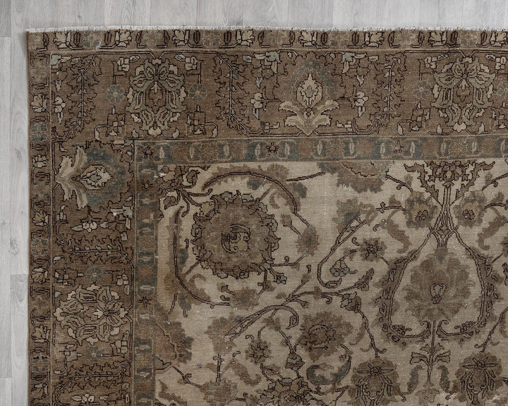 Multicolor Turkish Oushak Rug 8' 1" x 11' 2" Hand-Knotted | No. VR37235