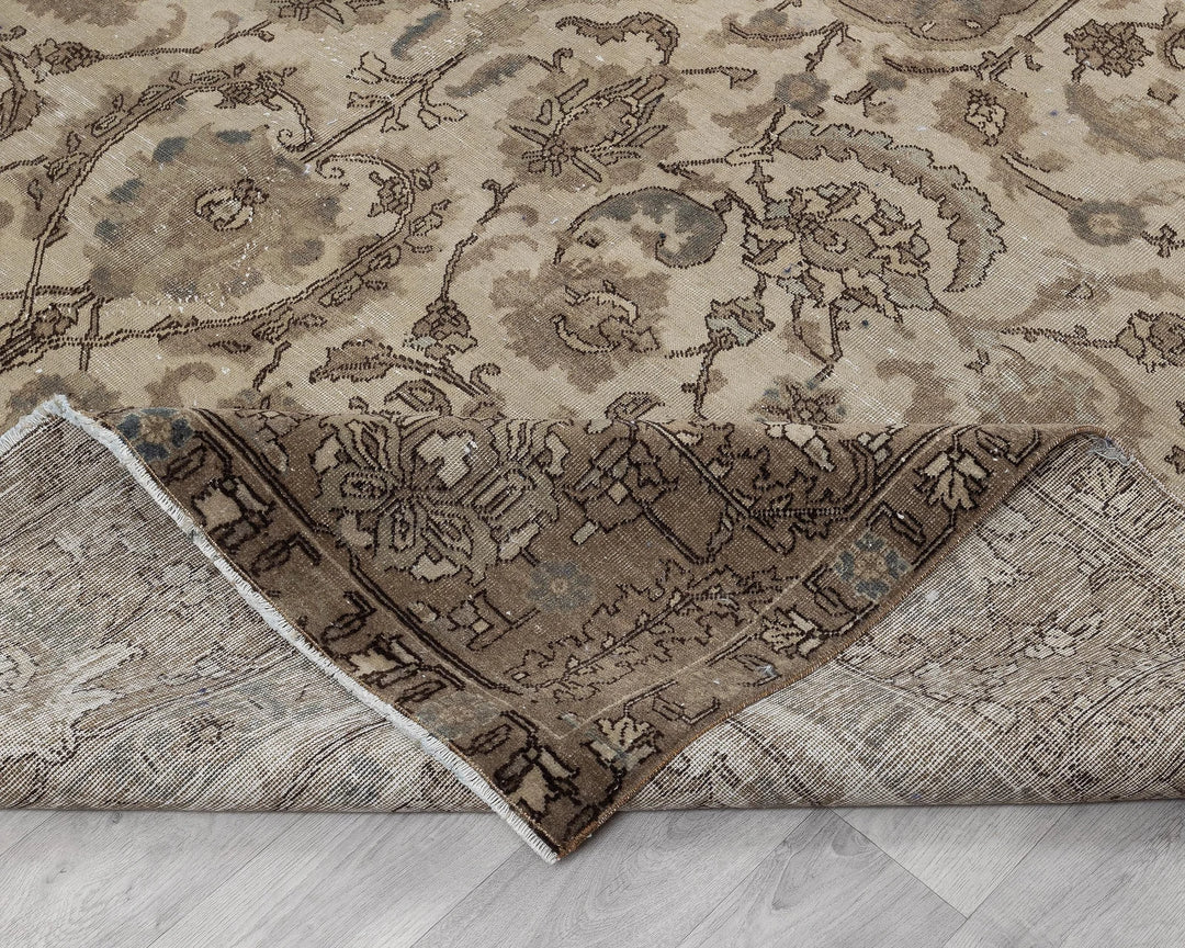 Multicolor Turkish Oushak Rug 8' 1" x 11' 2" Hand-Knotted | No. VR37235