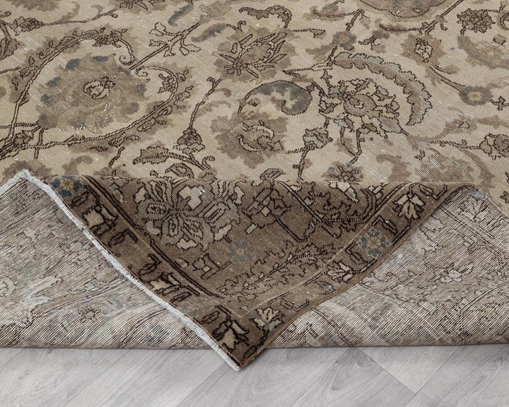 Multicolor Turkish Oushak Rug 8' 1" x 11' 2" Hand-Knotted | No. VR37235