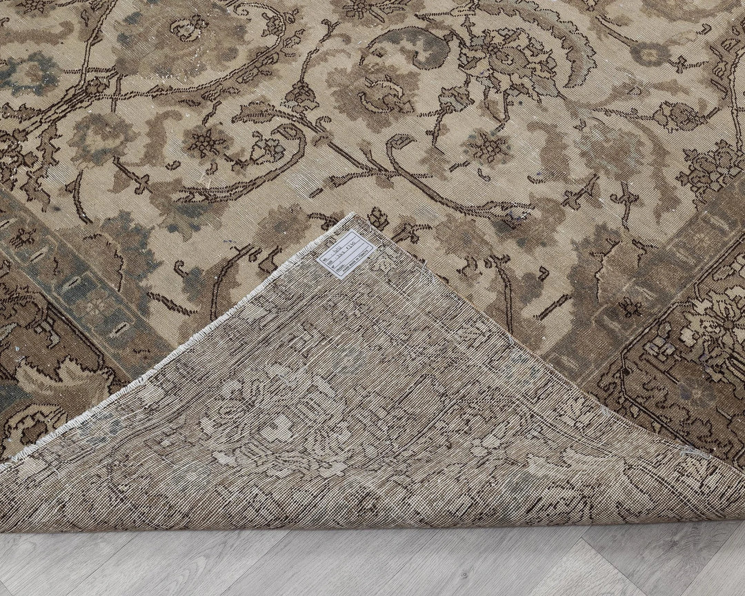 Multicolor Turkish Oushak Rug 8' 1" x 11' 2" Hand-Knotted | No. VR37235