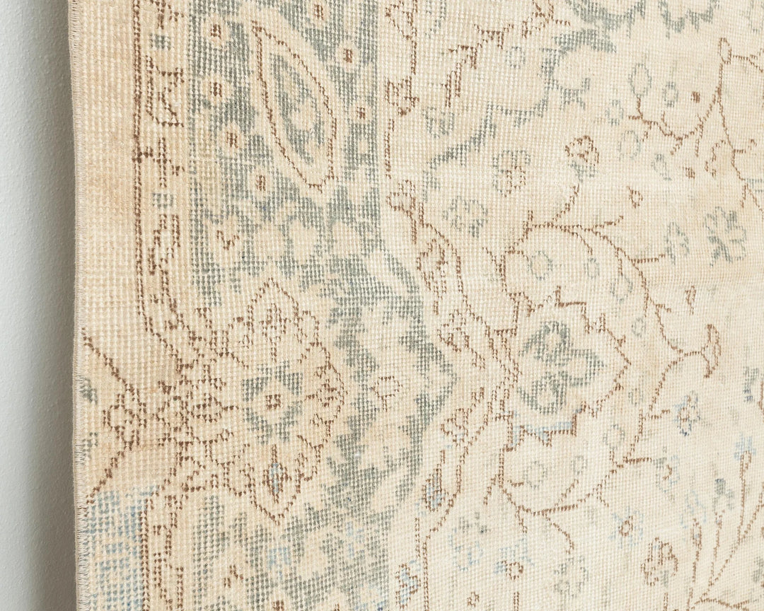 Multicolor Turkish Oushak Rug 6'3" x 9'10" Hand-Knotted | No. VR37251