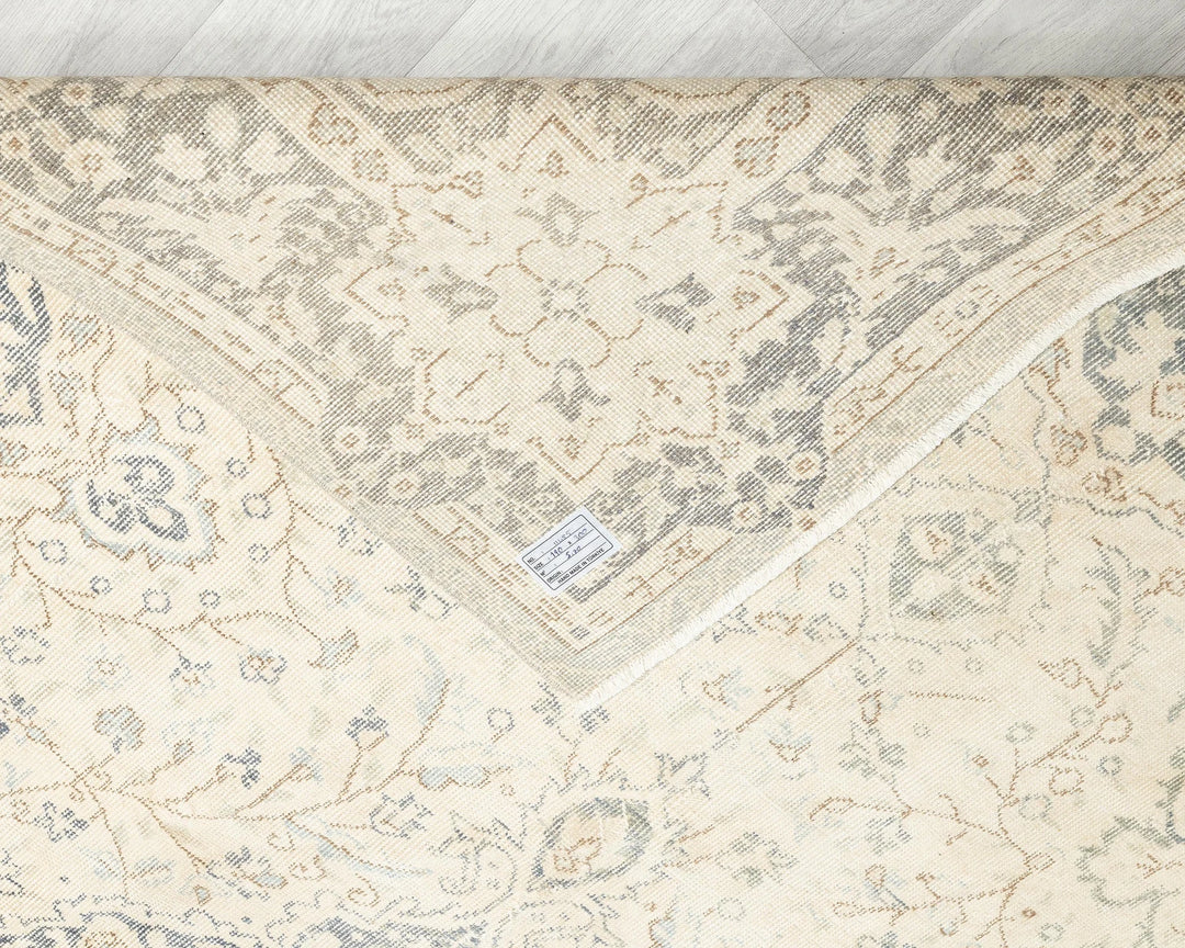 Multicolor Turkish Oushak Rug 6'3" x 9'10" Hand-Knotted | No. VR37251