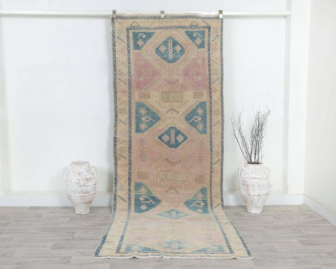 Blue Runner Rug 3' 10" x 10' 5" | No. VR37270