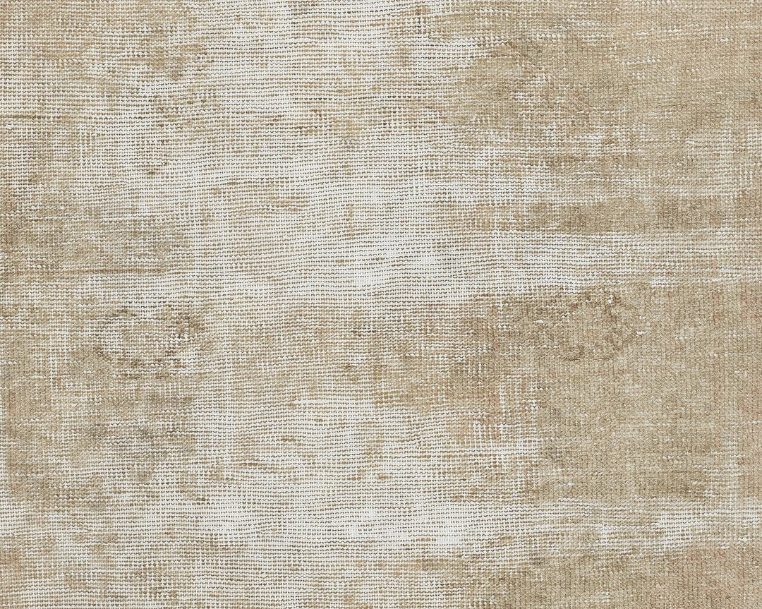 Beige Turkish Oushak Rug 3' x 11' 6" Hand-Knotted | No. VR37291