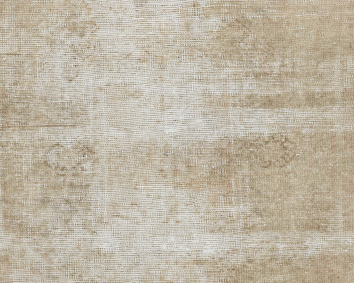 Beige Turkish Oushak Rug 3' x 11' 6" Hand-Knotted | No. VR37291