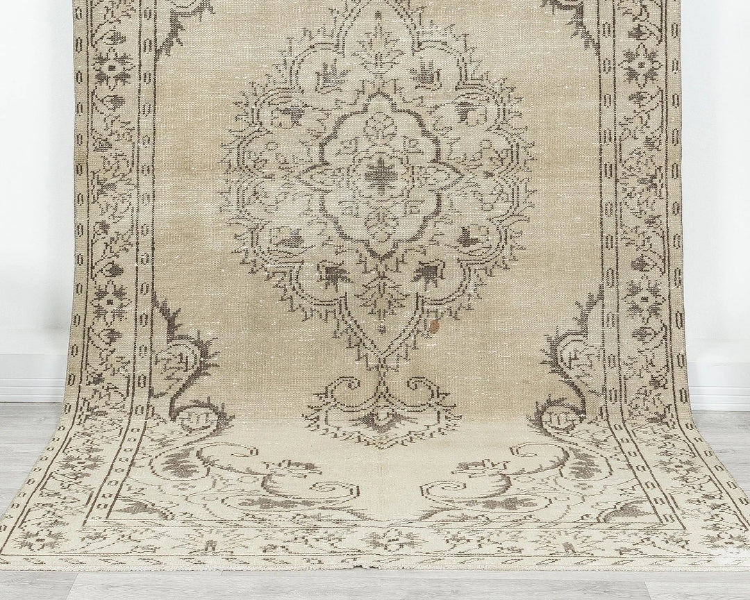 Multicolor Turkish Oushak Rug 144' x 277' Hand-Knotted | No. VR37417