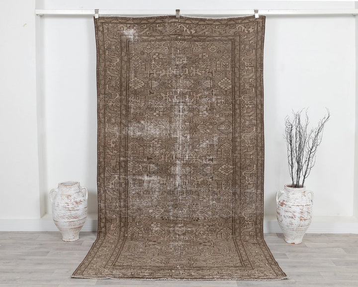 Multicolor Turkish Oushak Rug 5' 3" x 9' 5" Hand-Knotted | No. VR37451