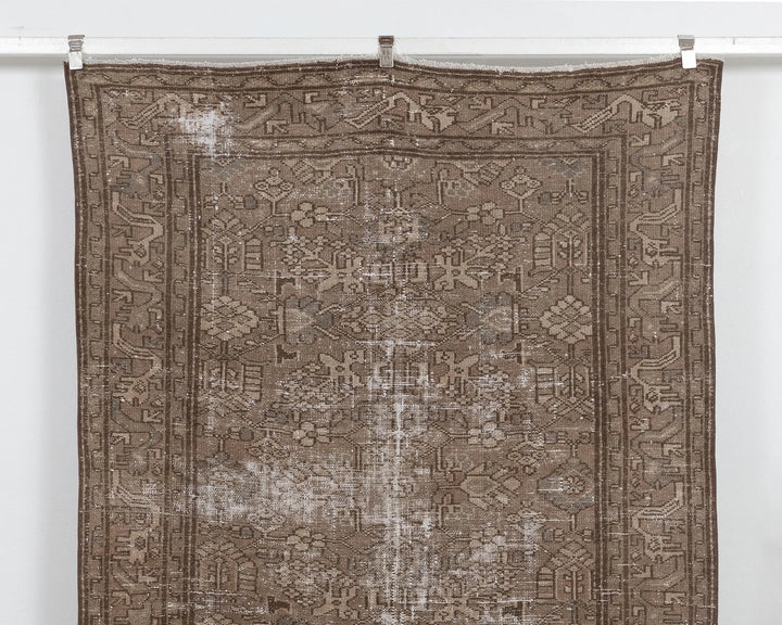 Multicolor Turkish Oushak Rug 5' 3" x 9' 5" Hand-Knotted | No. VR37451