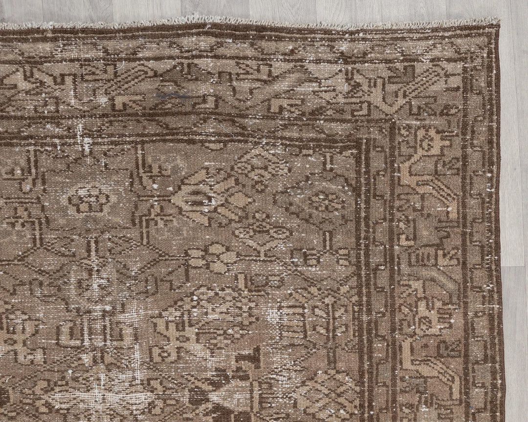 Multicolor Turkish Oushak Rug 5' 3" x 9' 5" Hand-Knotted | No. VR37451
