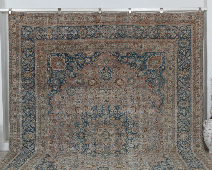 Multicolor Turkish Oushak Rug 9' 6" x 12' 2" Hand-Knotted view