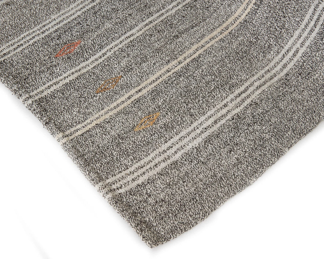 Gray Kilim Rug 7' 1" x 8' 4" | No. VR37535