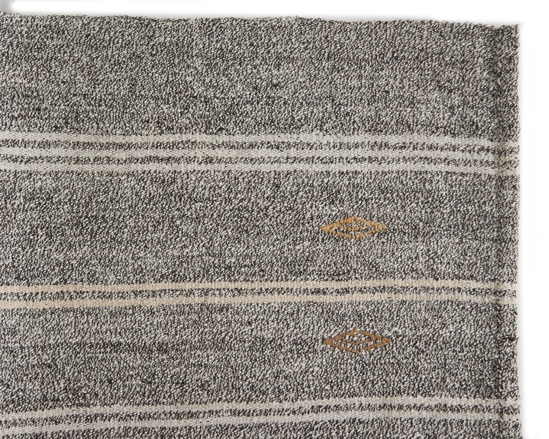 Gray Kilim Rug 7' 1" x 8' 4" | No. VR37535