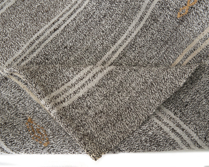 Gray Kilim Rug 7' 1" x 8' 4" | No. VR37535