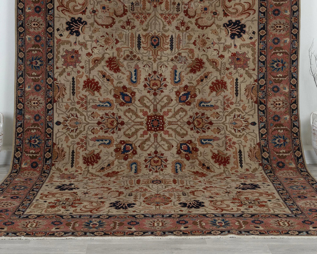 Multicolor Turkish Oushak Rug 8' x 11' Hand-Knotted view