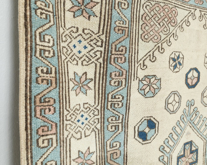Multicolor Turkish Oushak Rug 6' 3" x 4' 2" Hand-Knotted | No. VR37768