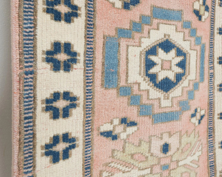 Multicolor Turkish Oushak Rug 2'5" x 11'7" Hand-Knotted | No. VR37785