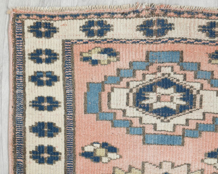 Multicolor Turkish Oushak Rug 2'5" x 11'7" Hand-Knotted | No. VR37785