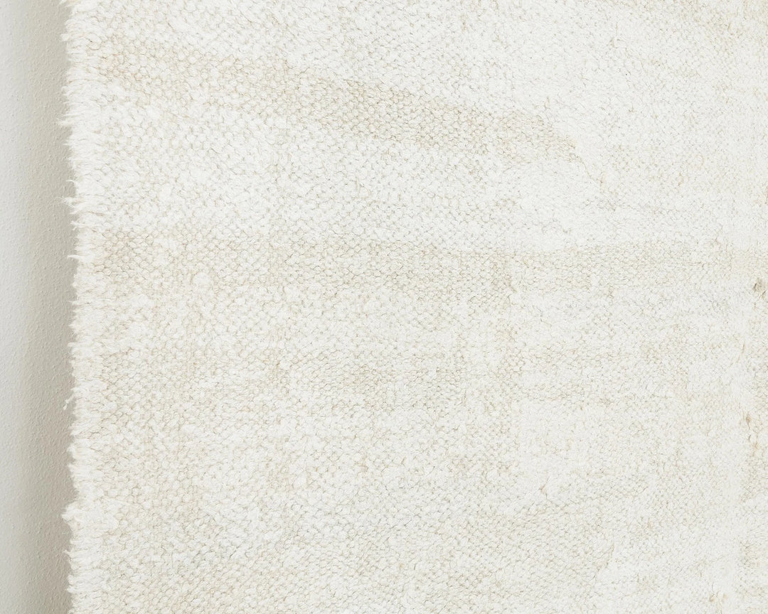 White Turkish Kilim Rug 9' 10" x 12' 1" Flat-Weave | No. VR37923