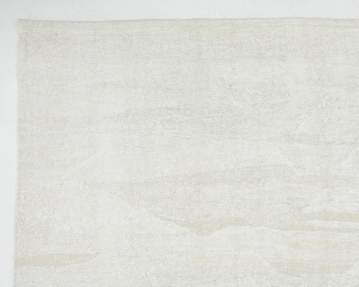 White Turkish Kilim Rug 9' 10" x 12' 1" Flat-Weave | No. VR37923