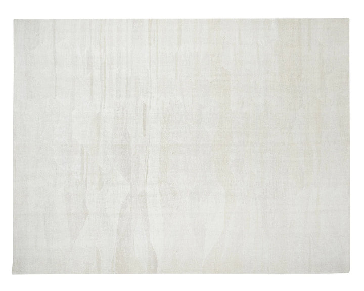 White Turkish Kilim Rug 9' 10" x 12' 1" Flat-Weave | No. VR37923