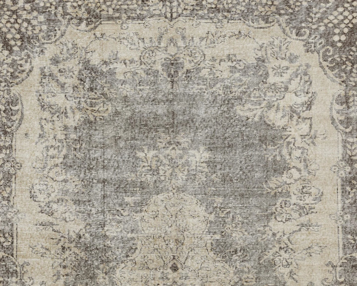 Multicolor Turkish Oushak Rug 6'9" x 10'2" Hand-Knotted | No. VR37941