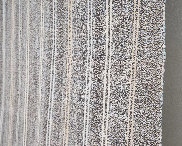 Gray Kilim Rug 4' 7" x 9' 4" | No. VR38029